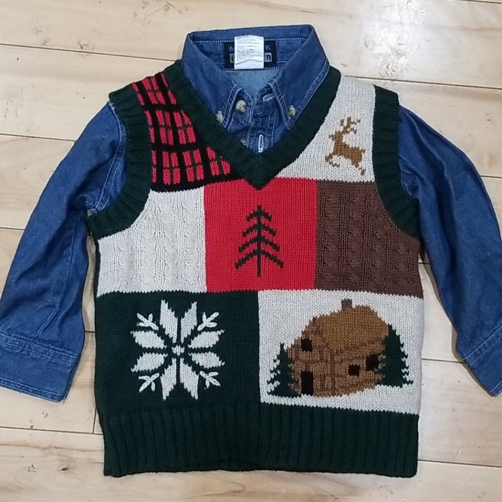 Mark Jason shirt and sweater
